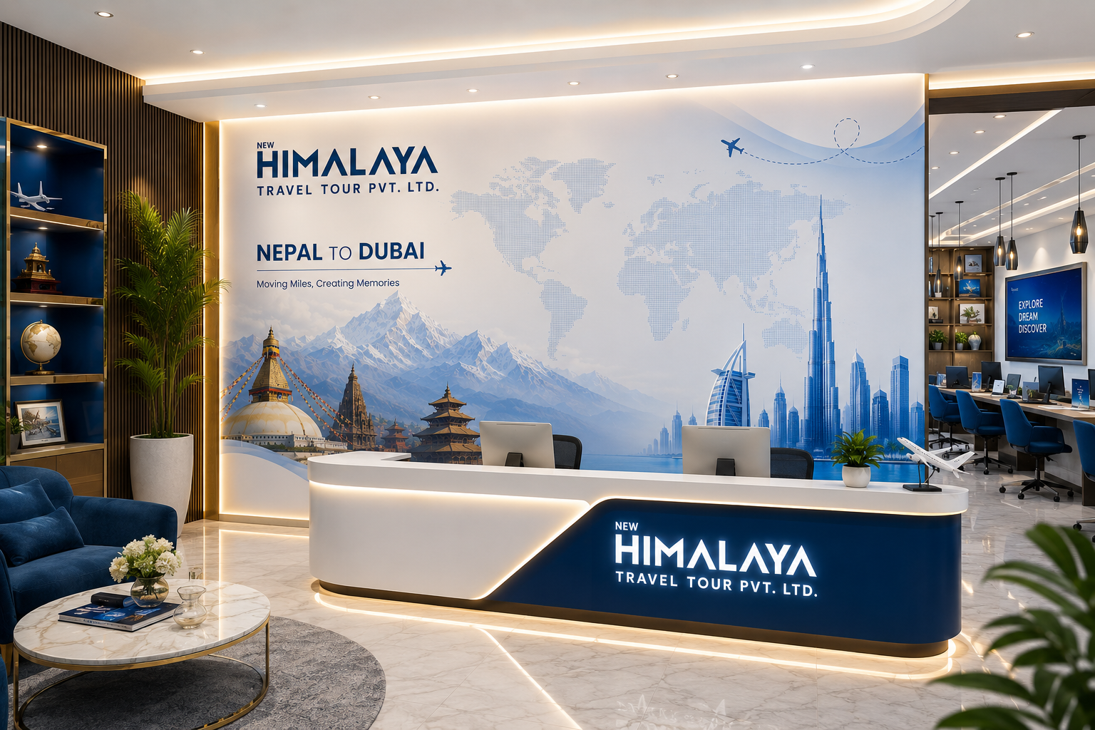 New Himalaya Travel Tour premium reception — Nepal to Dubai